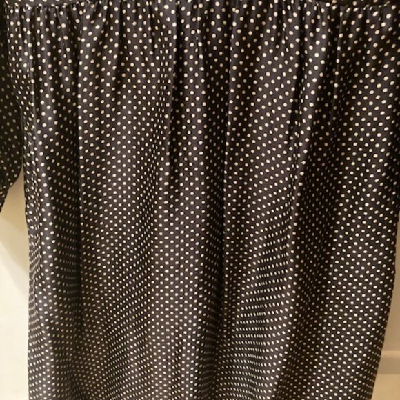 JCrew silk black and white polka dot dress - Picture 5 of 6